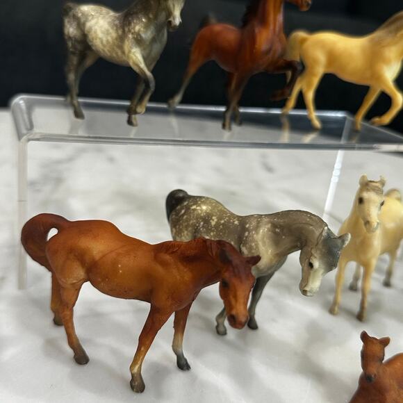 Vintage 1975 Breyer Stablemates Miniature Toy Horses Lot of 8 - Picture 2 of 12